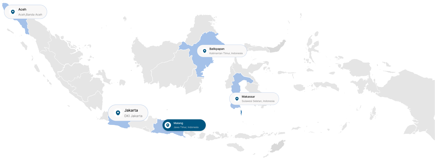 Peta Jaringan Distribusi Indonesia
